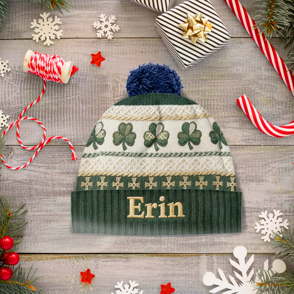 St Patrick's Day - Personalized Irish Beanie Hat