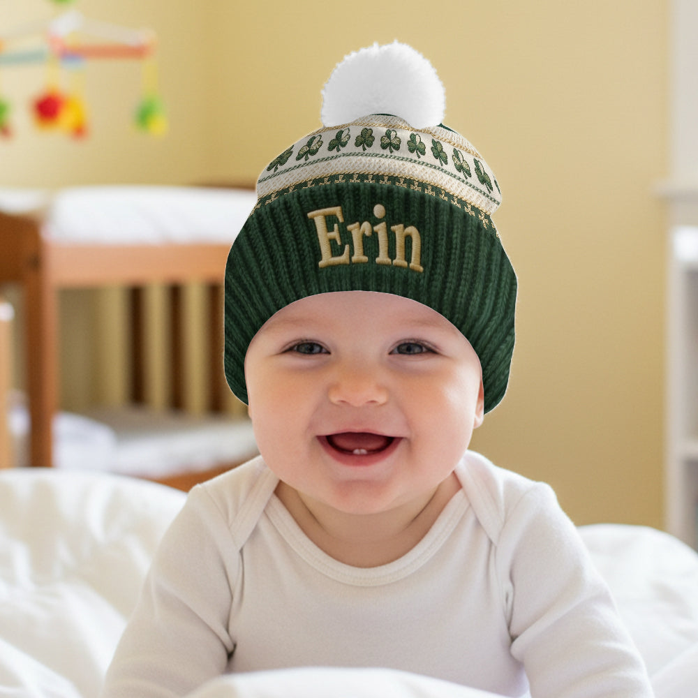 St Patrick's Day - Personalized Irish Beanie Hat