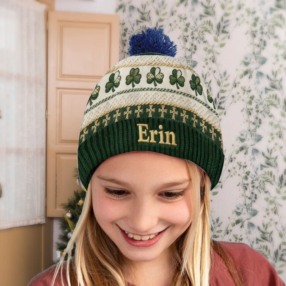 St Patrick's Day - Personalized Irish Beanie Hat