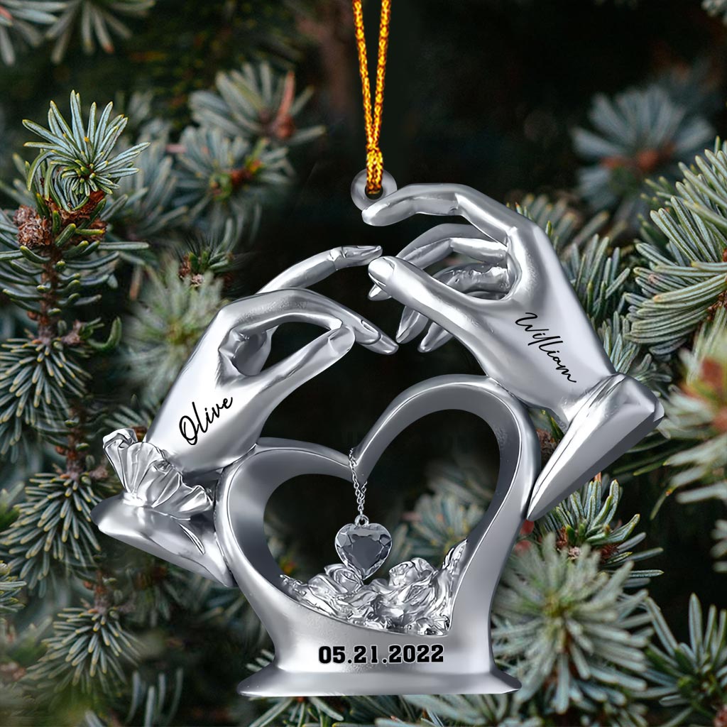 Jahrestagsgeschenk für Paare – Personalisierter Paarschmuck