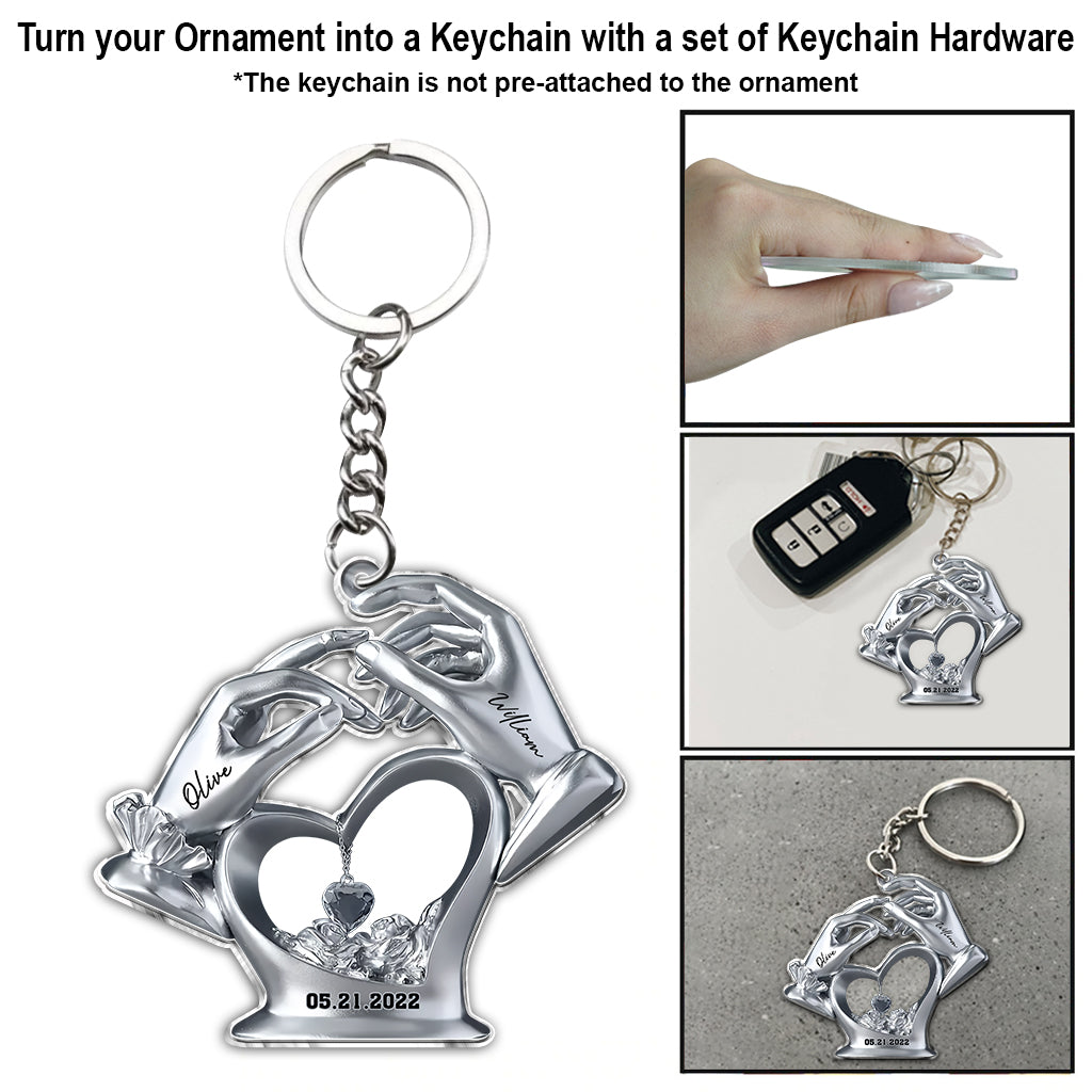 Jahrestagsgeschenk für Paare – Personalisierter Paarschmuck