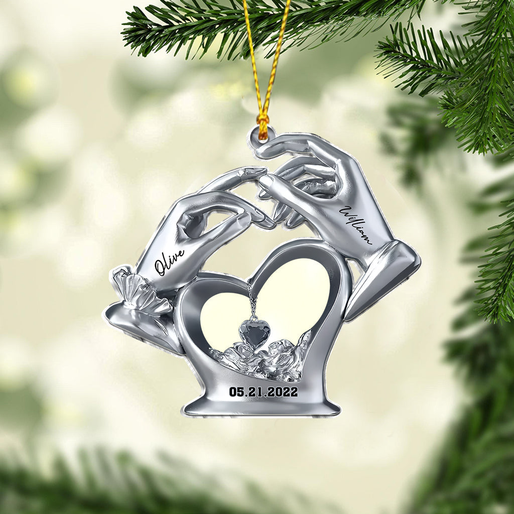 Jahrestagsgeschenk für Paare – Personalisierter Paarschmuck