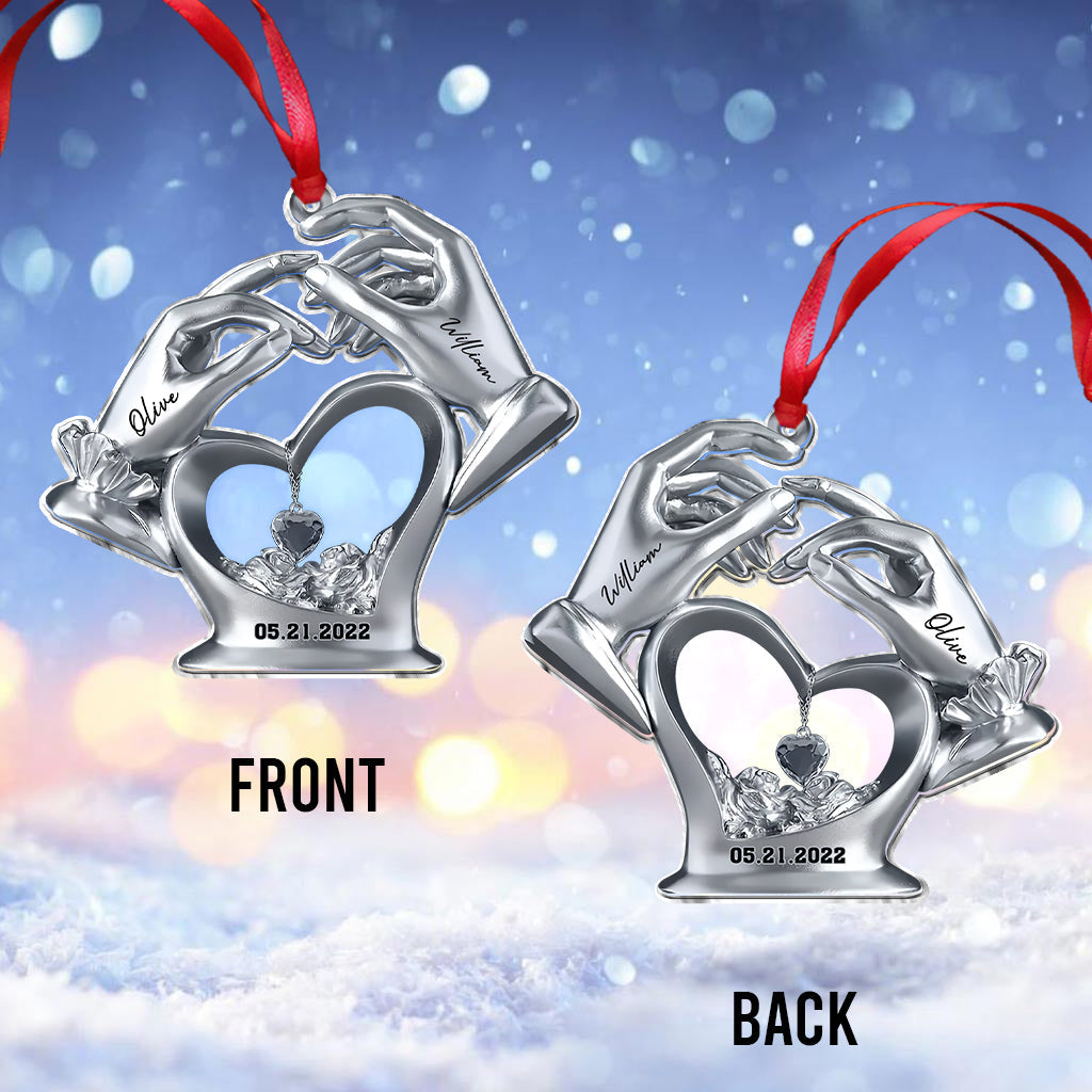 Jahrestagsgeschenk für Paare – Personalisierter Paarschmuck