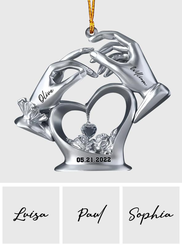 Jahrestagsgeschenk für Paare – Personalisierter Paarschmuck