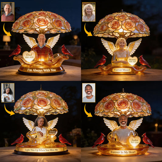 Individuell gestaltbare Fotoleuchte „This When You Miss Me“ – Personalisierte Gedenk-LED-Nachtleuchte aus Acryl