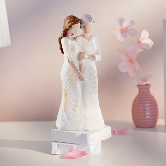 Mutter-Tochter-Figur Statue