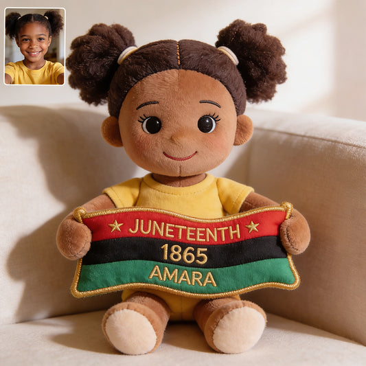 Freiheit Feiern 1865 - Personalisierte Juneteenth Premium Kunstfellkissen