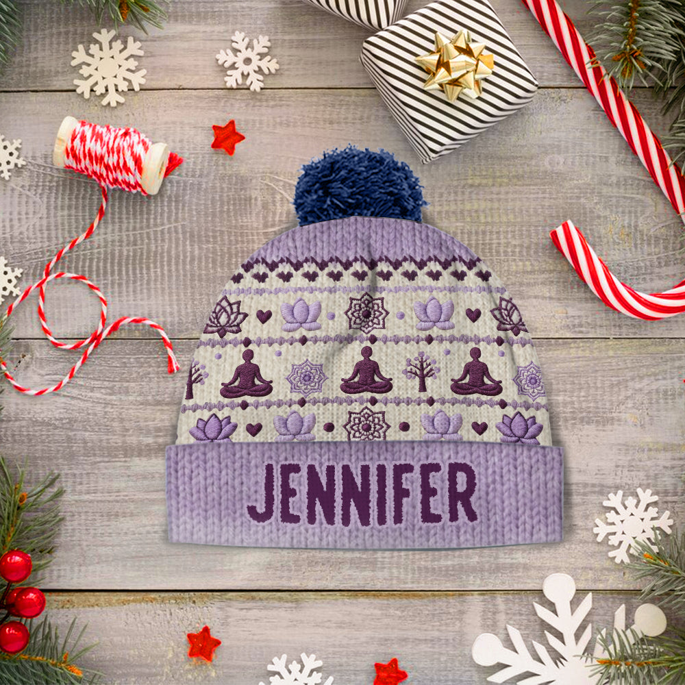 Namaste – Personalisierte Yoga-Mütze