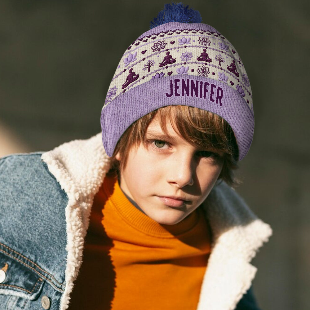 Namaste – Personalisierte Yoga-Mütze