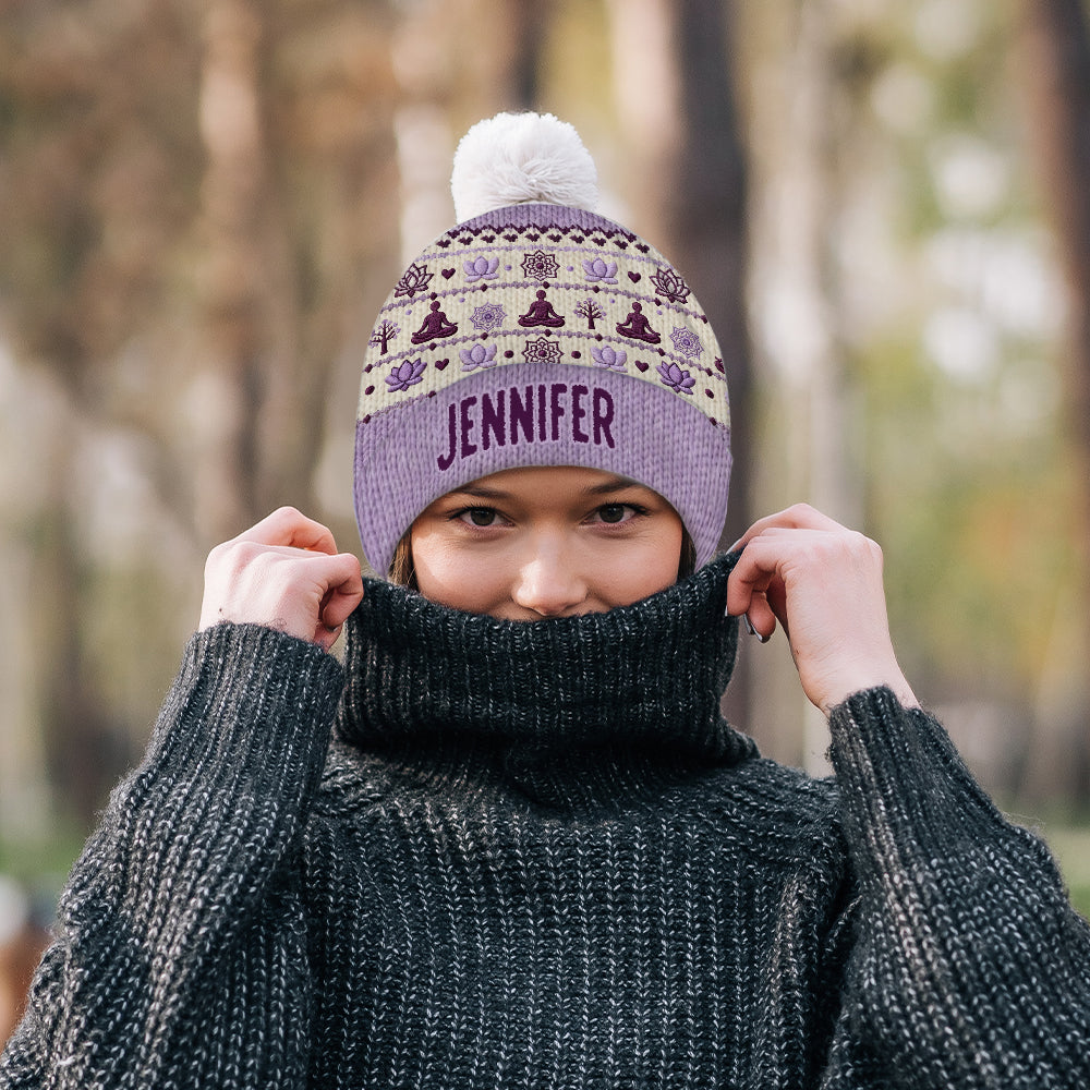 Namaste – Personalisierte Yoga-Mütze