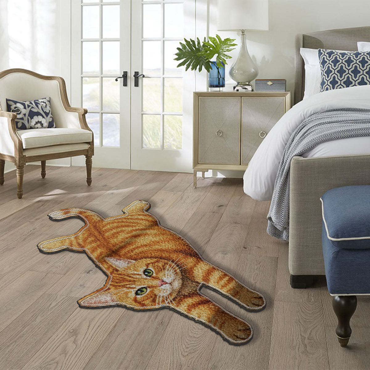 Cute Cat - Personalized Cat Non-Slip Tufted Rug