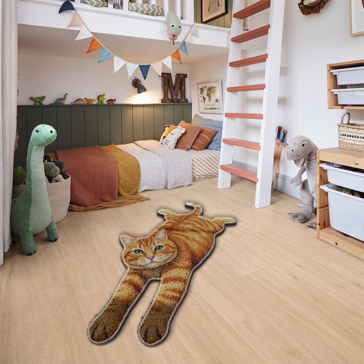 Cute Cat - Personalized Cat Non-Slip Tufted Rug