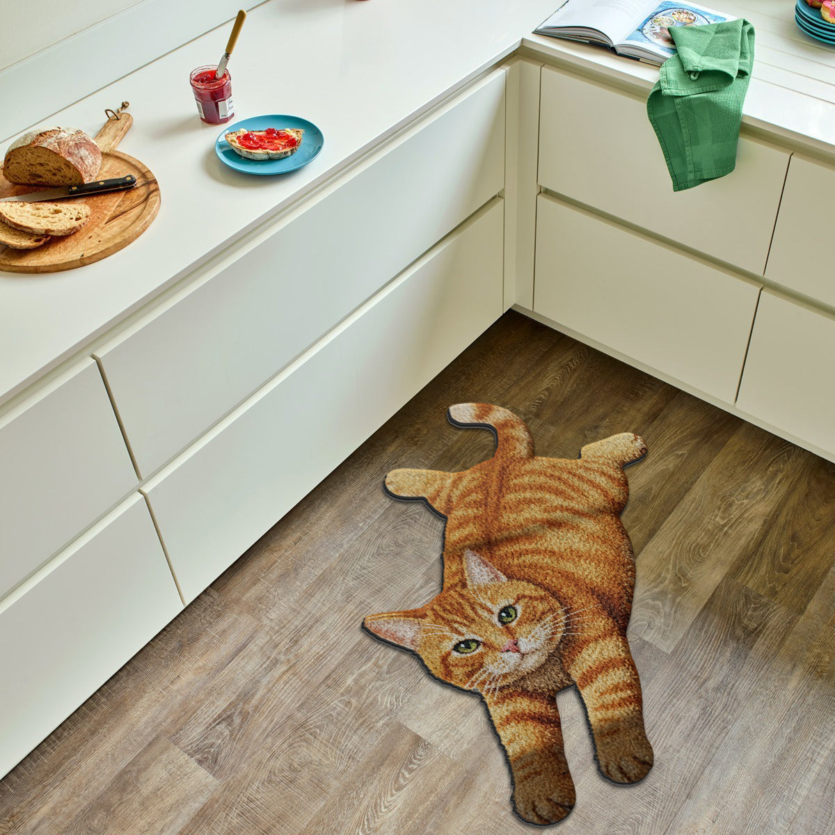 Cute Cat - Personalized Cat Non-Slip Tufted Rug