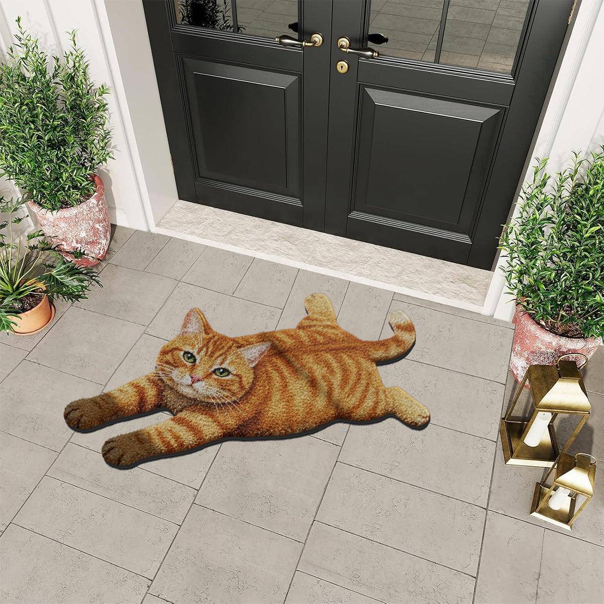 Cute Cat - Personalized Cat Non-Slip Tufted Rug