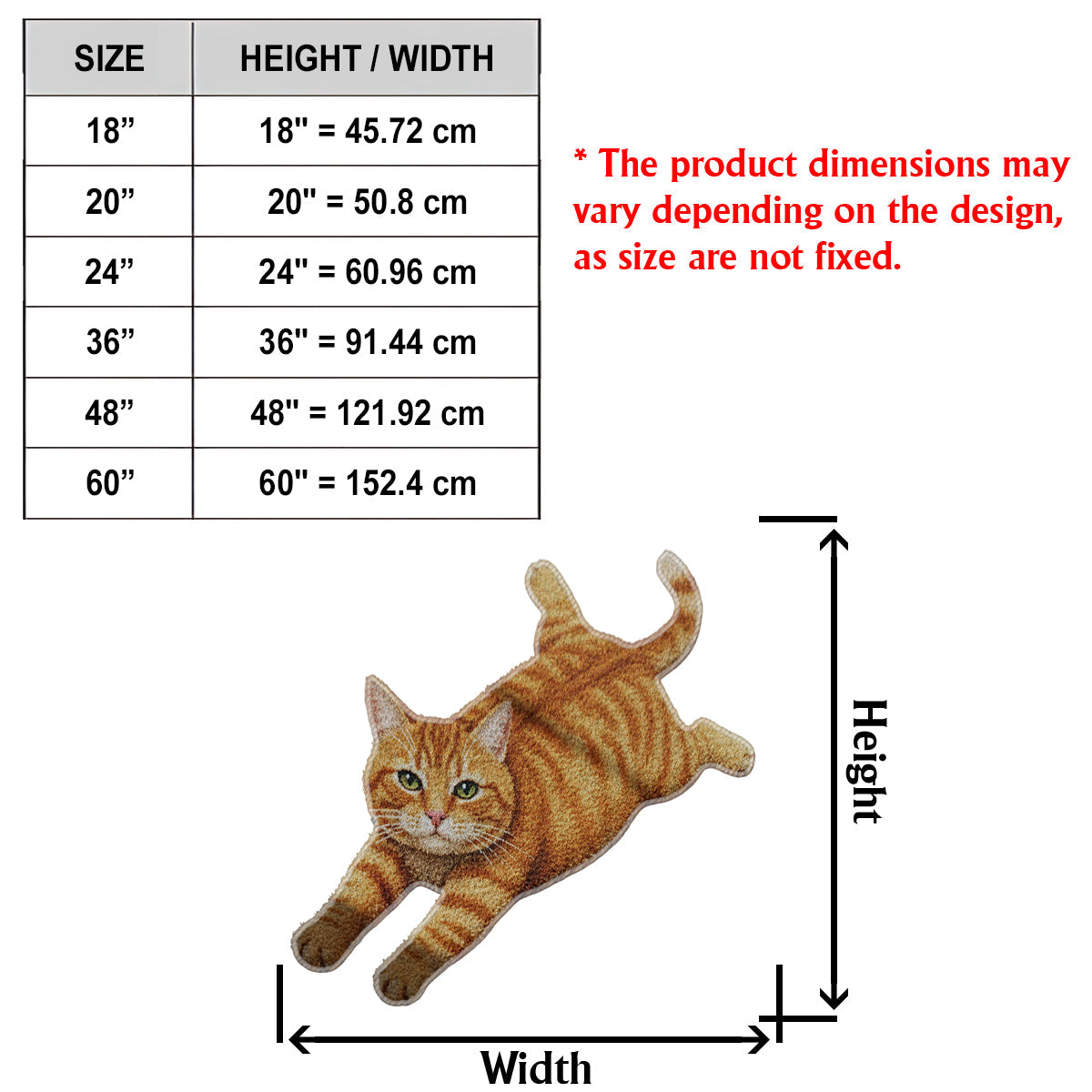 Cute Cat - Personalized Cat Non-Slip Tufted Rug