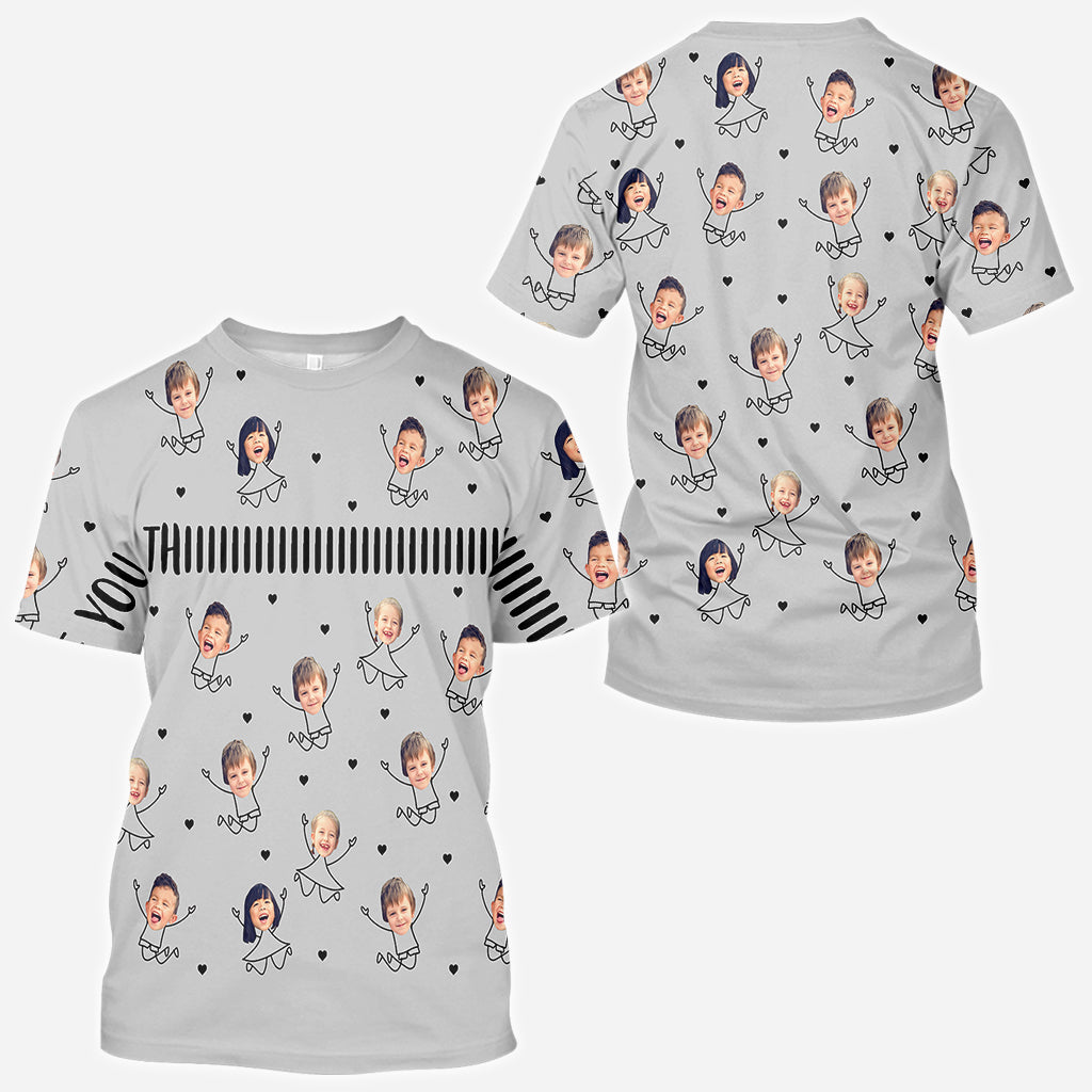 Papa, wir lieben dich so sehr – personalisiertes Vater-Shirt