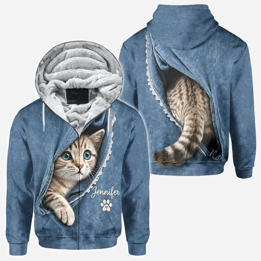 Jedes Haustierfoto - Personalisierte Katzen-T-Shirt
