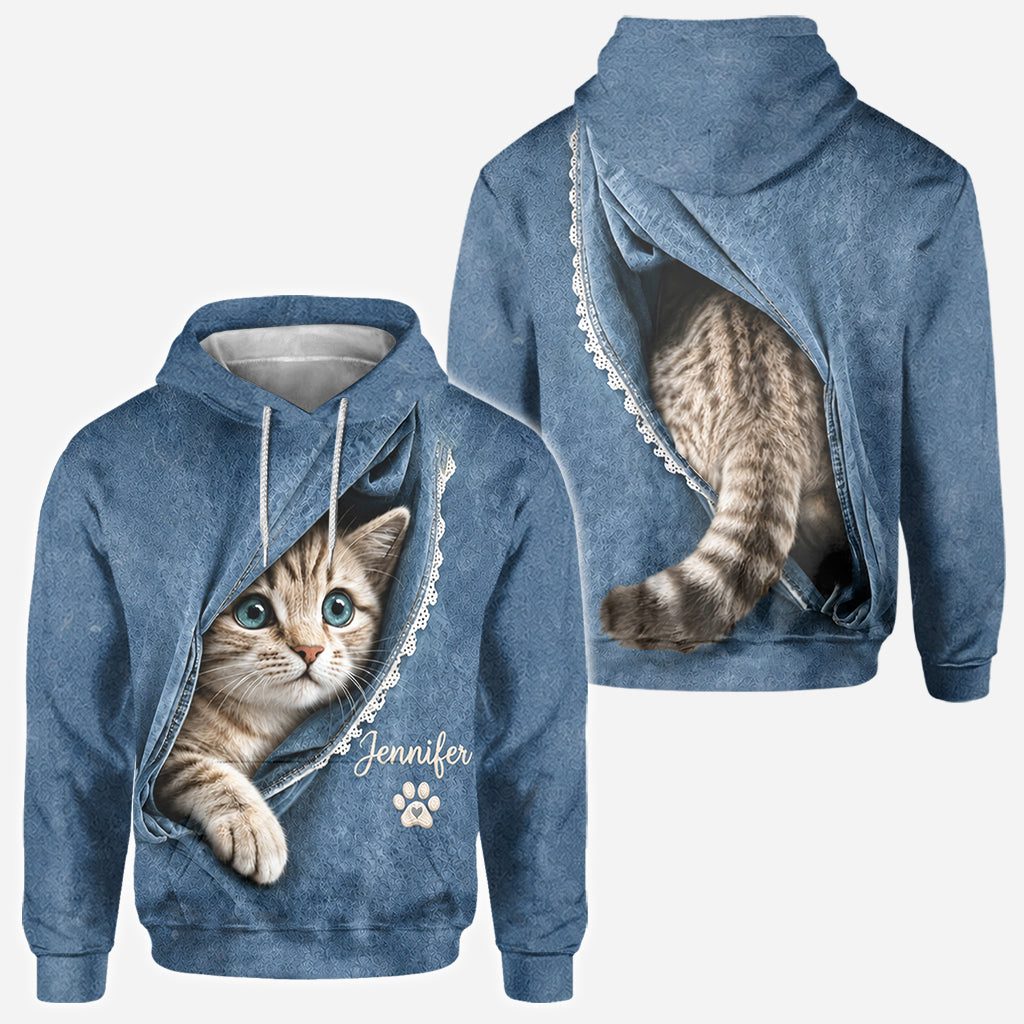 Jedes Haustierfoto - Personalisierte Katzen-T-Shirt