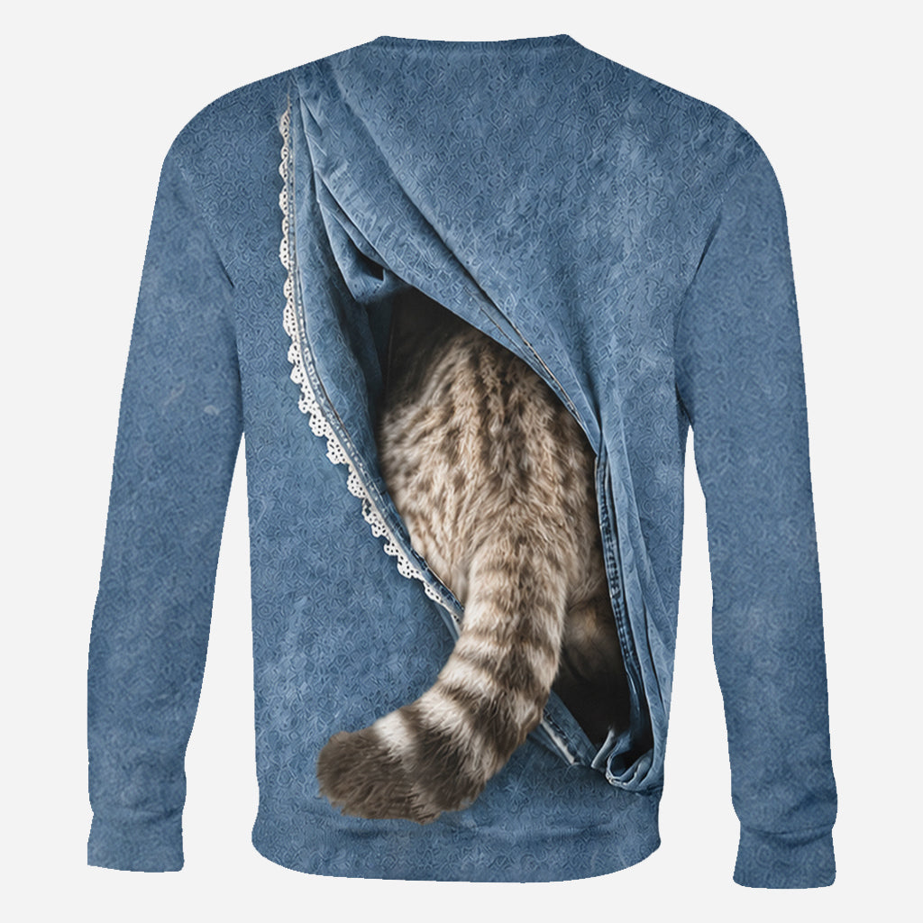 Jedes Haustierfoto - Personalisierte Katzen-T-Shirt