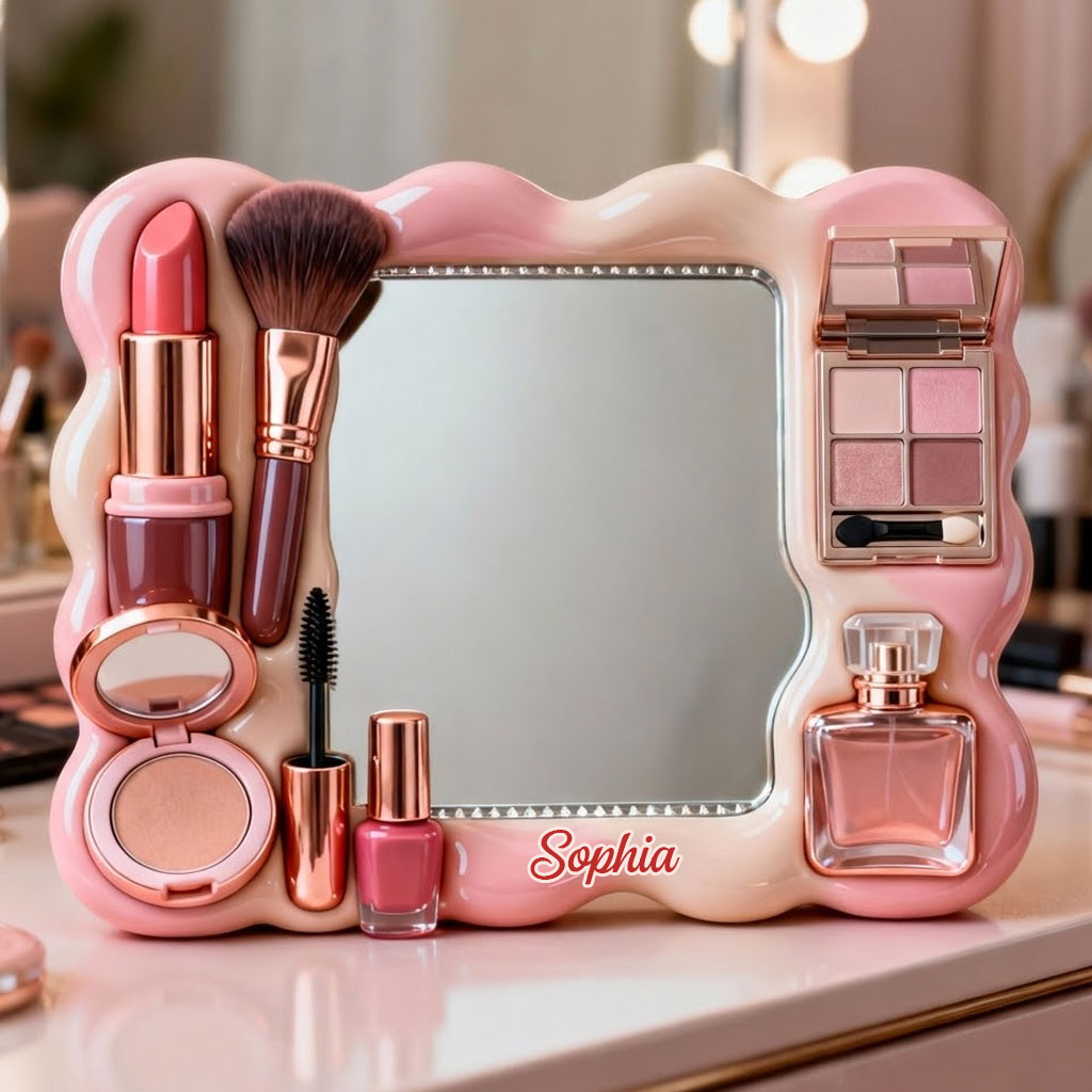 Makeup Artist - Personalized Makeup Desk Mirror