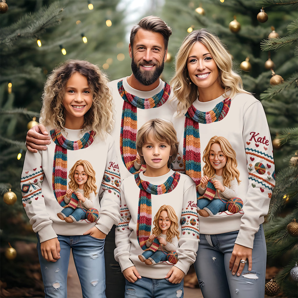Ich häkle - Personalisierter hässlicher Pullover