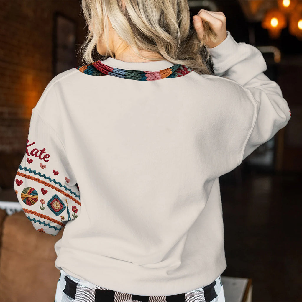 Ich häkle - Personalisierter hässlicher Pullover