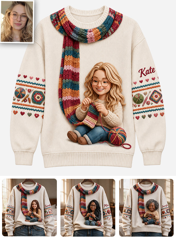 Ich häkle - Personalisierter hässlicher Pullover