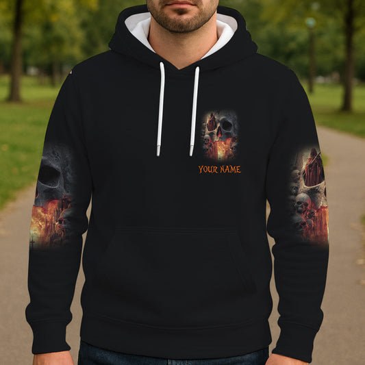 Totenkopf-Halloween – Personalisiertes Totenkopf-Shirt