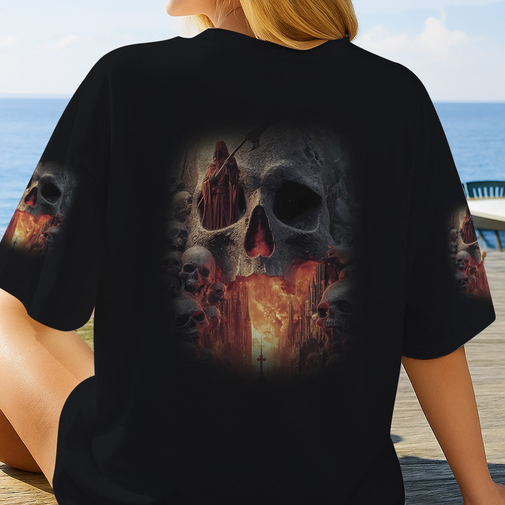 Skull Halloween - Personalized Skull All Over Shirt