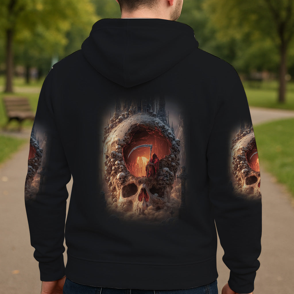 Totenkopf-Halloween – Personalisiertes Totenkopf-Shirt