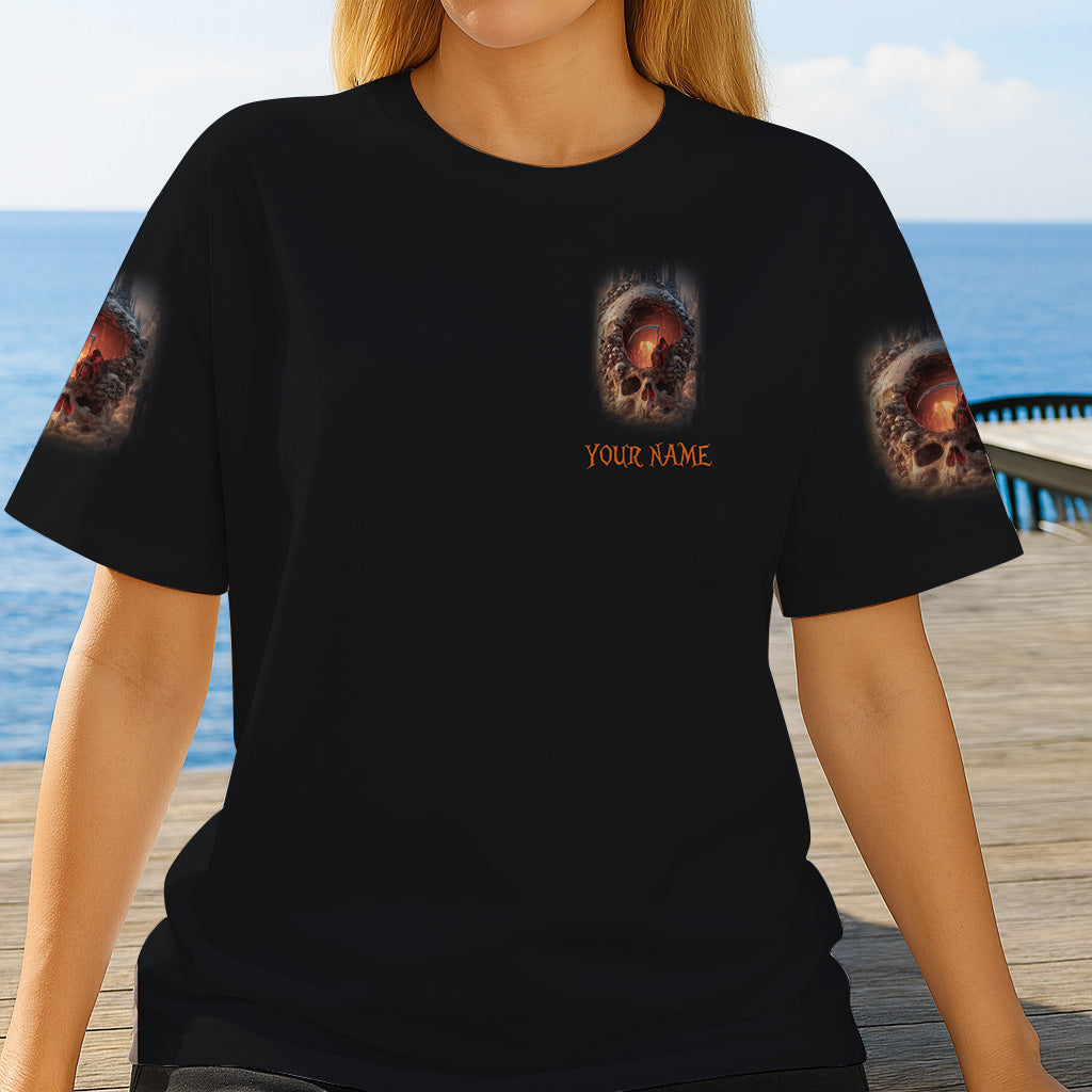 Totenkopf-Halloween – Personalisiertes Totenkopf-Shirt