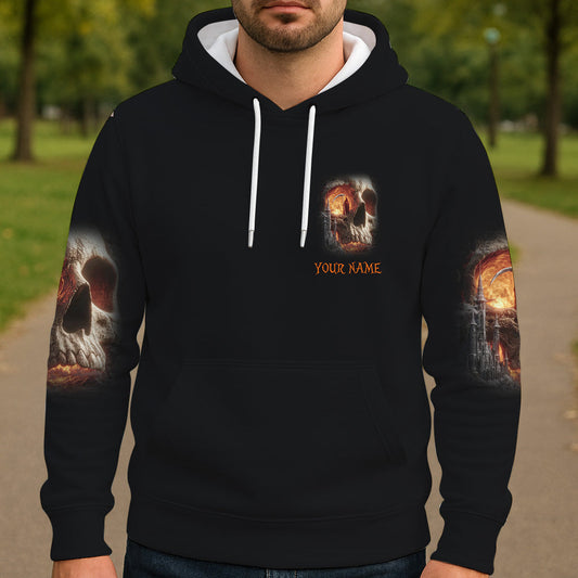 Totenkopf-Halloween – Personalisiertes Totenkopf-Shirt