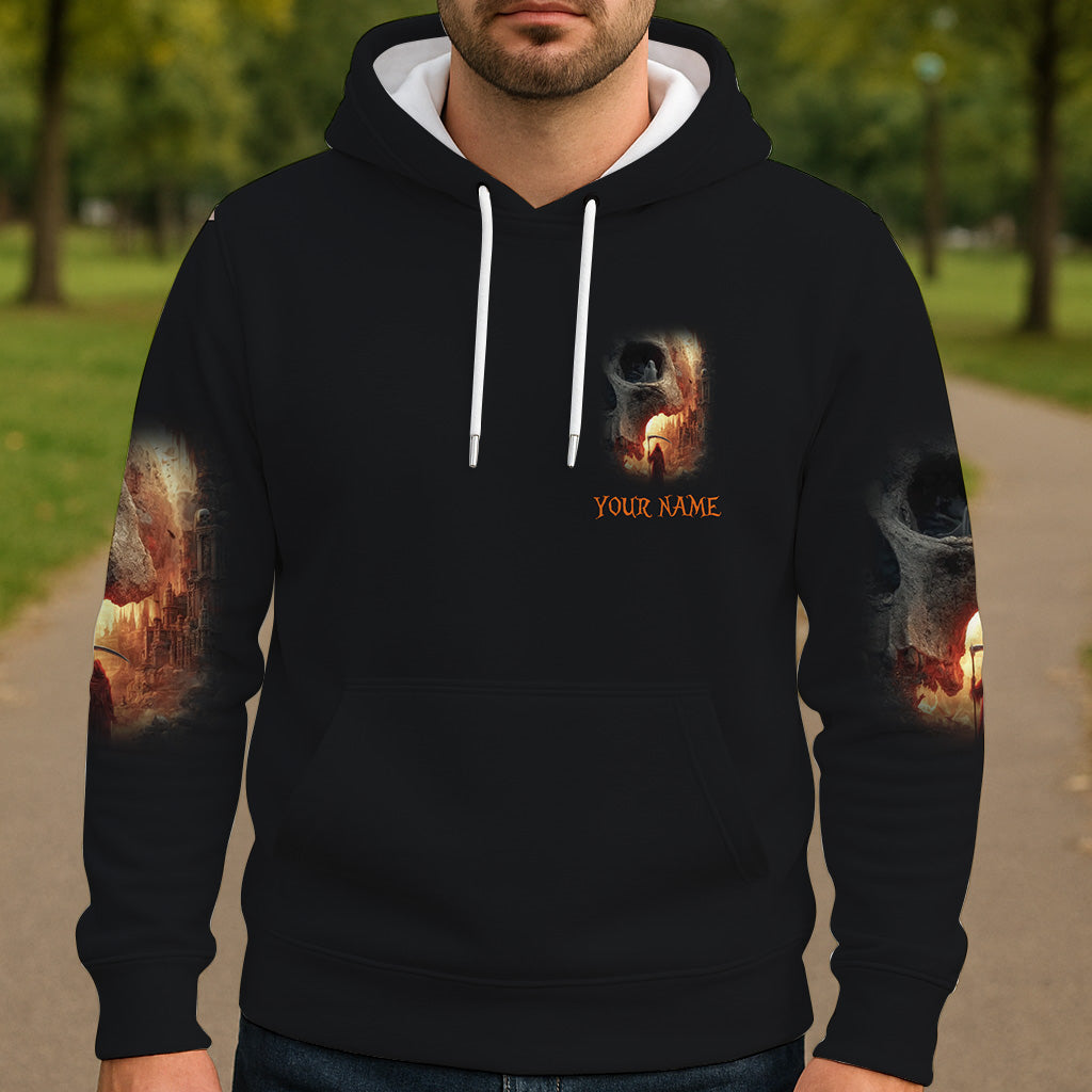 Totenkopf-Halloween – Personalisiertes Totenkopf-Shirt