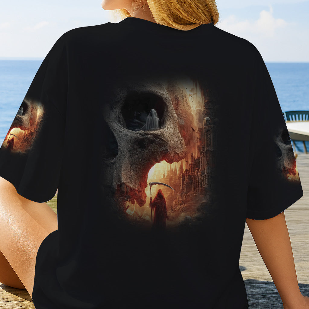 Totenkopf-Halloween – Personalisiertes Totenkopf-Shirt