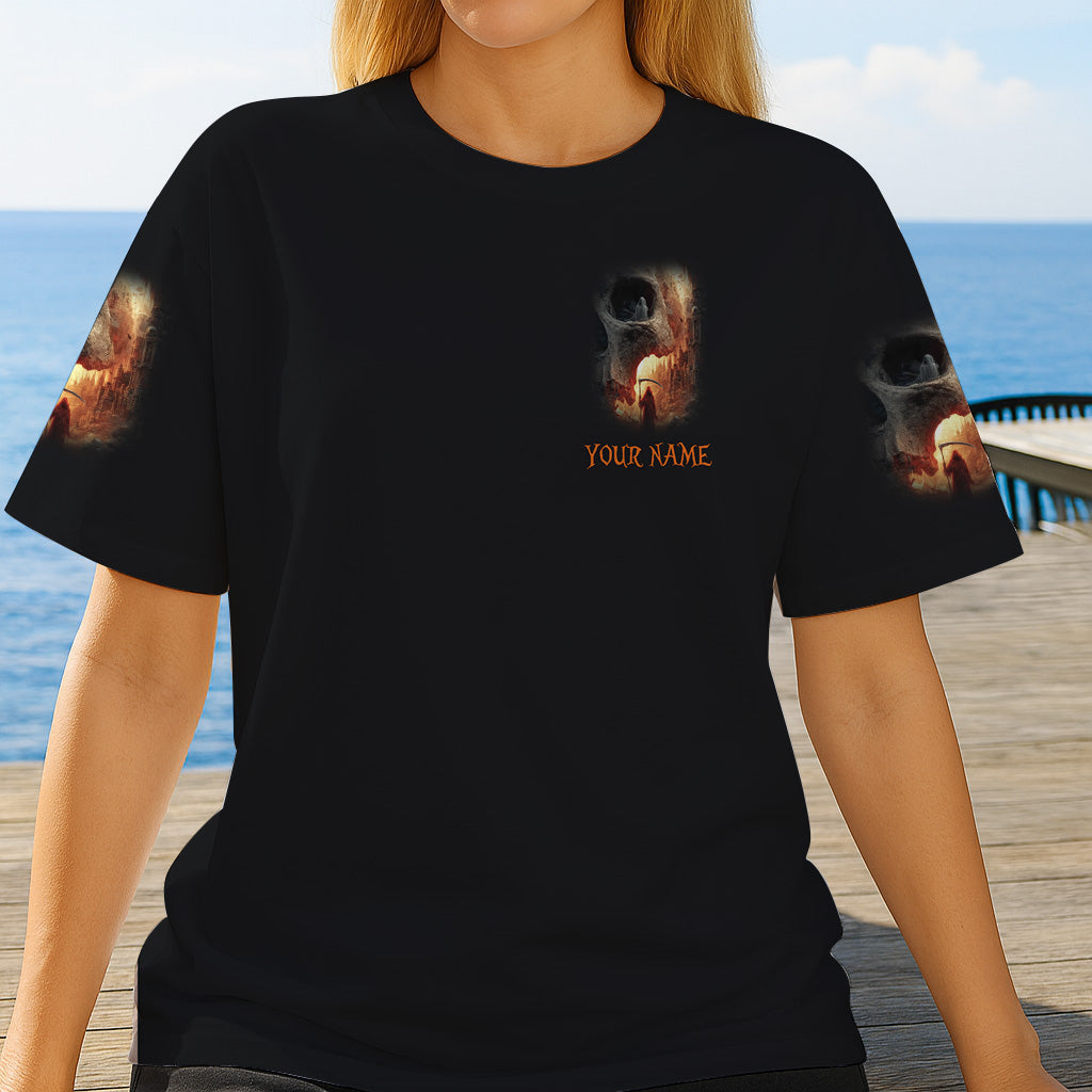 Totenkopf-Halloween – Personalisiertes Totenkopf-Shirt