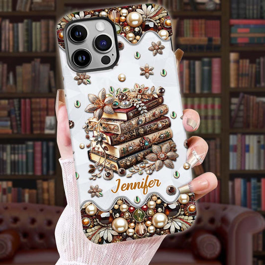 Just A Girl Who Loves Books - Personalized Book Full Print Phone Case