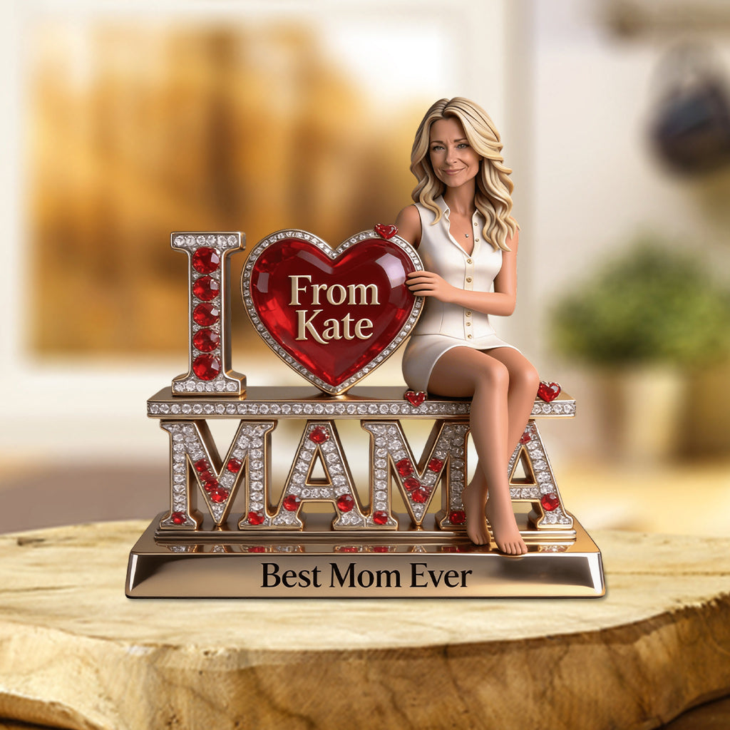 Best Mom Nana Grandma Ever - Personalized Mother Custom Shaped Acrylic Plaque