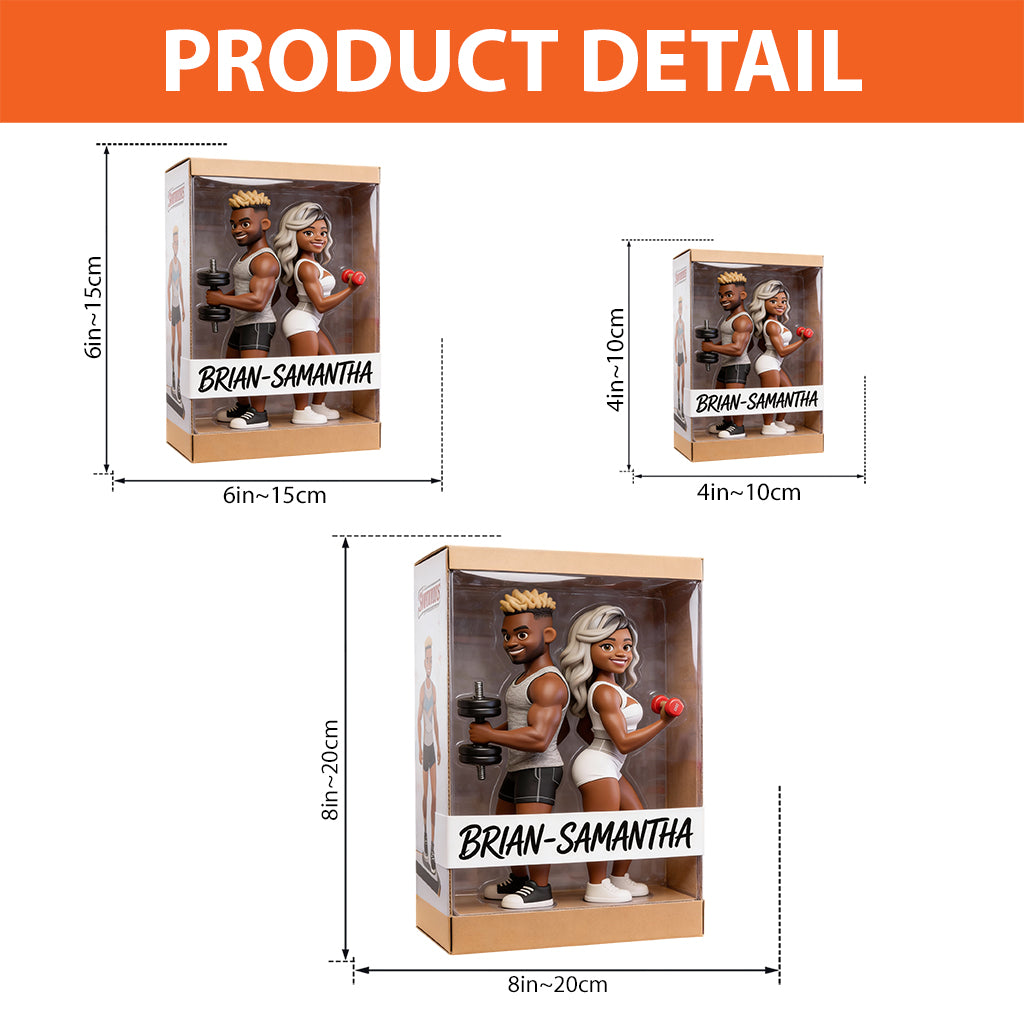 Ohne Fleiß kein Preis – Personalisierte Fitness-Acrylplakette in individueller Form