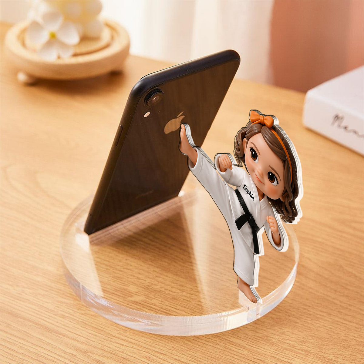 Lustiges Geschenk für Eltern - Personalisierter Handy/Tablet Halter