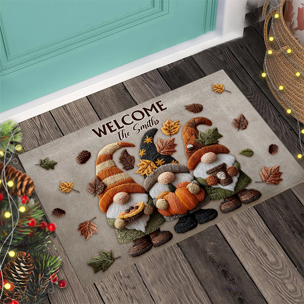 Beautiful Autumn - Personalized Autumn Doormat