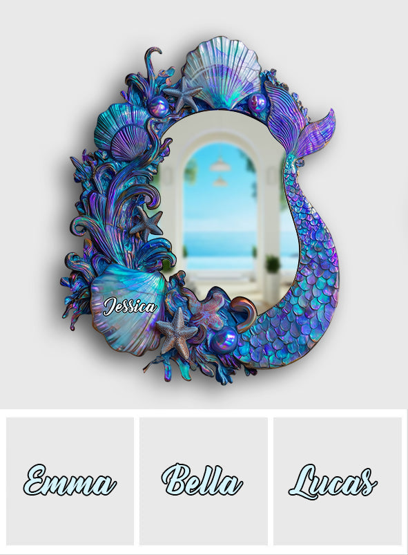 Ocean's Breath - Personalized Sea Lover Wall Hanging Mirror