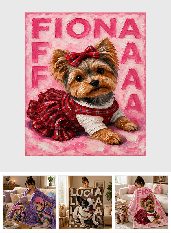 Love My Pet - Personalized Dog Blanket