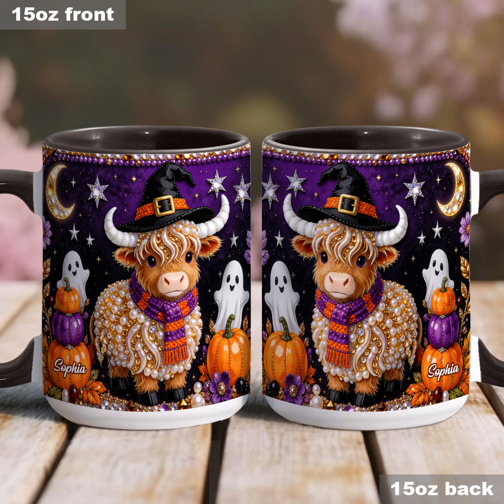 Love Highland Cows - Personalized Highland Cow Accent Mug