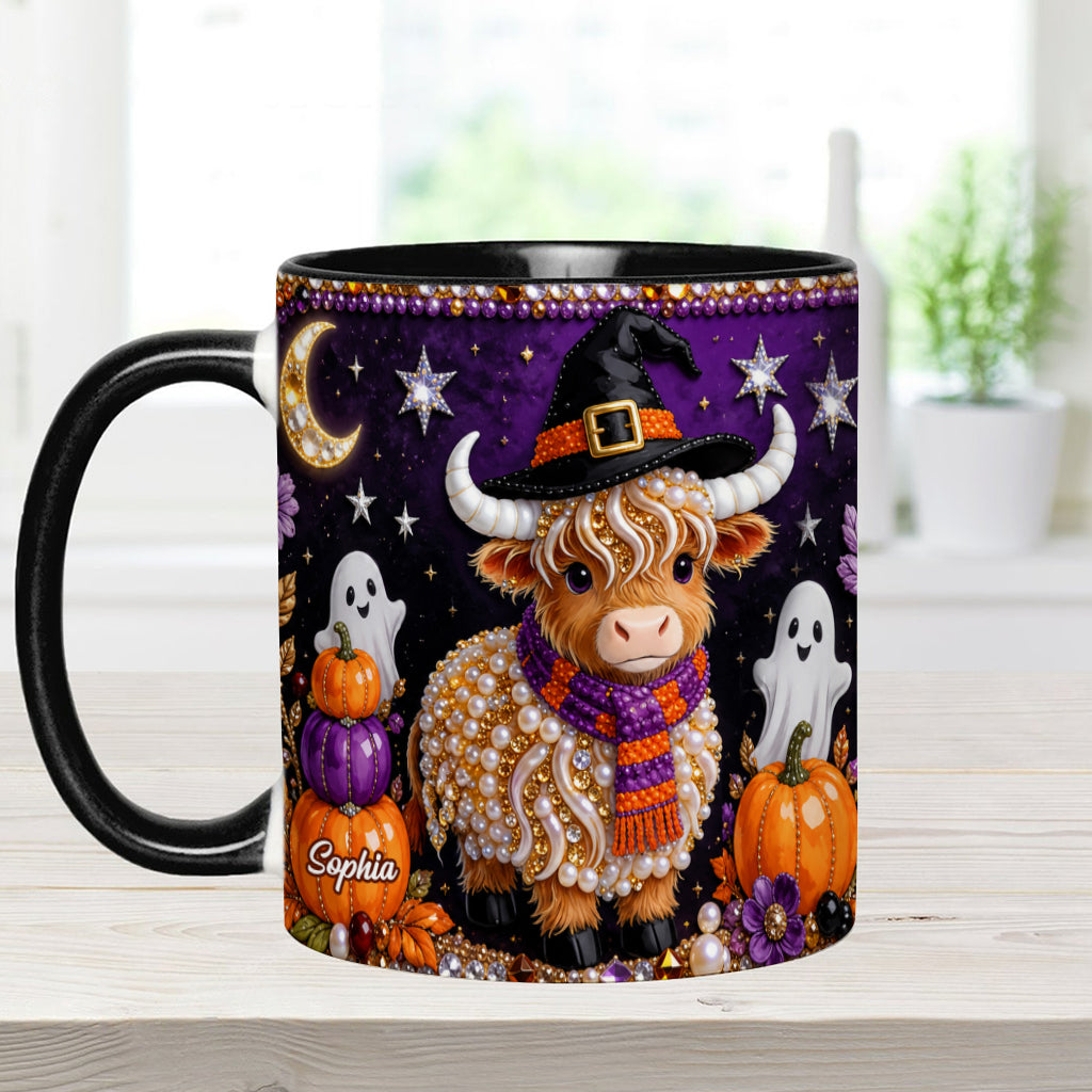 Love Highland Cows - Personalized Highland Cow Accent Mug