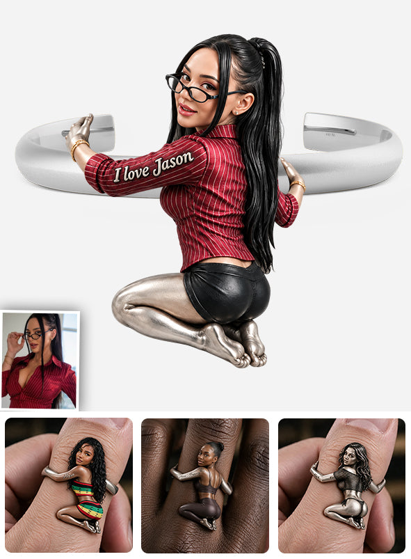 Dieses Paar gehört mir, lustiges Geschenk für Paare - Personalisierbarer verstellbarer Ring