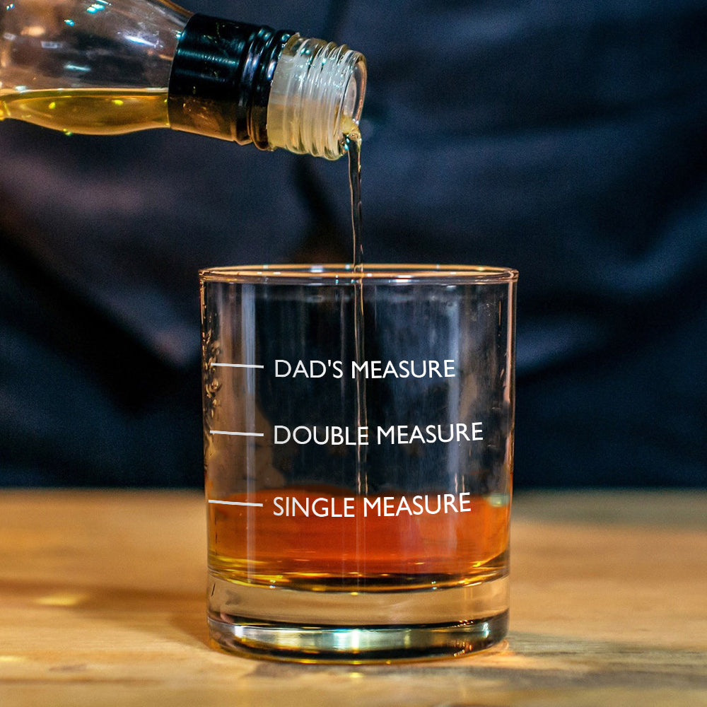 Dad's Measure – Personalisiertes Whiskyglas