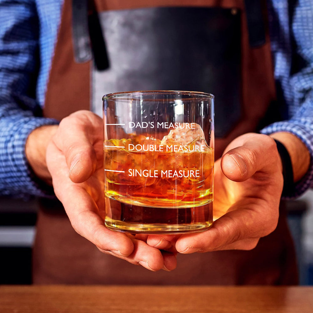 Dad's Measure – Personalisiertes Whiskyglas