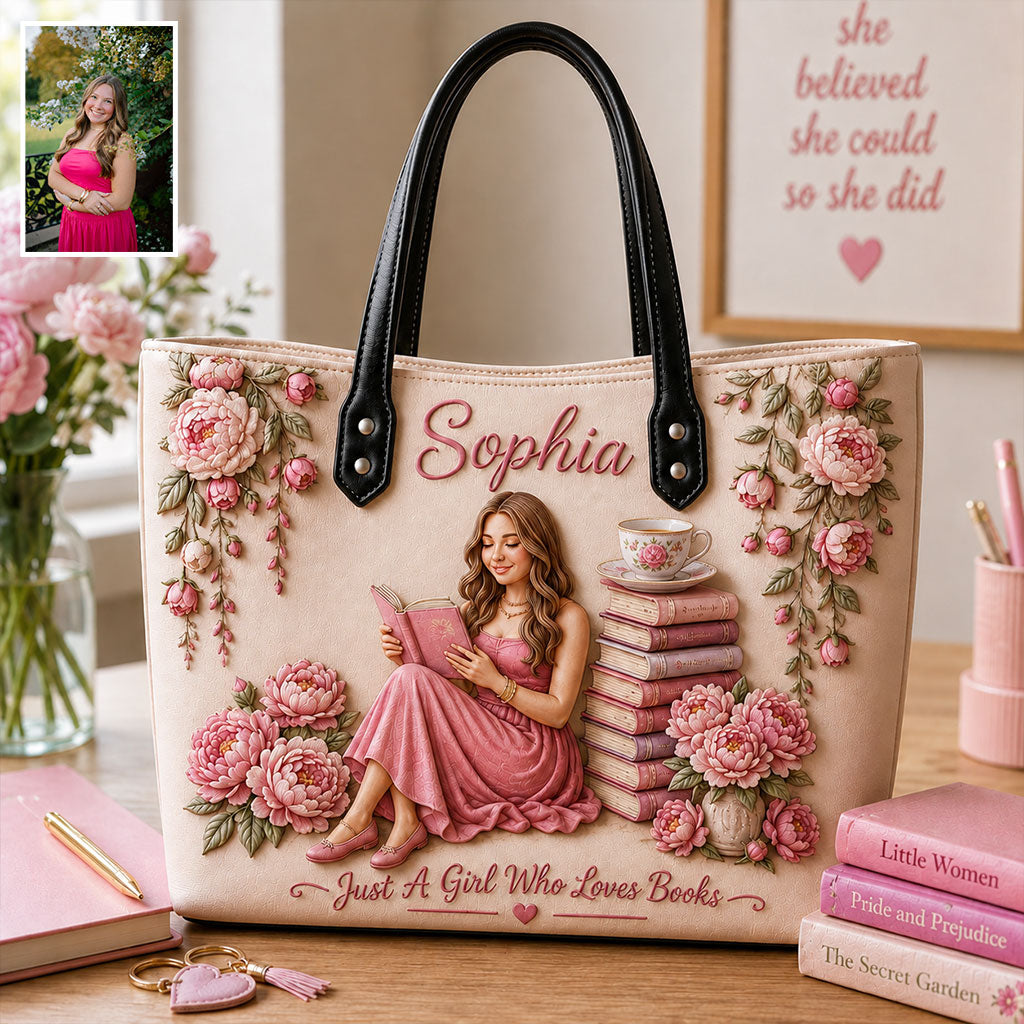 Any Photo Love Bücher - Personalisierte Buch-Leder Tasche