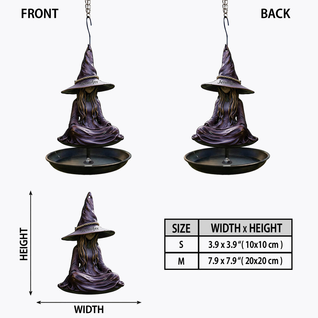 Calm Witch - Personalized Witch Bird Feeder/ Bath