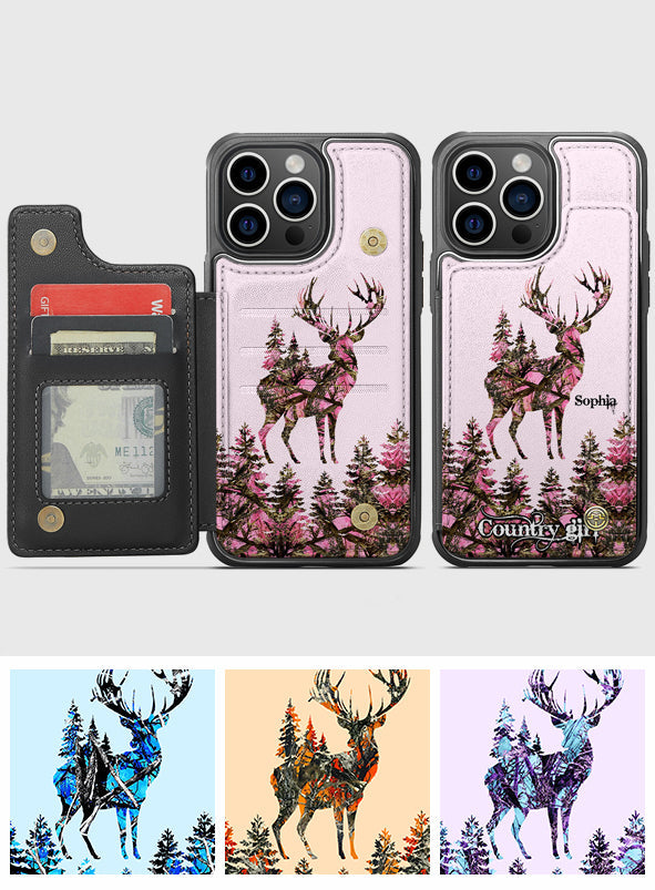 Country Girl – Personalisierte Handyhülle mit Jagdmotiv und Volldruck